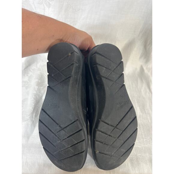 Dansko Joy Shoes Leather Ankle Boots 38 US 8 Black - Picture 6 of 10